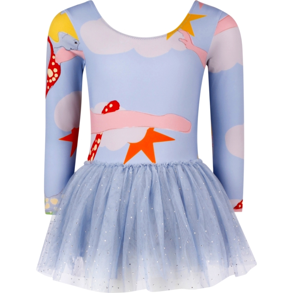 STELLA MCCARTNEY x The Beatles Girls Retro Print Leotard size 14
